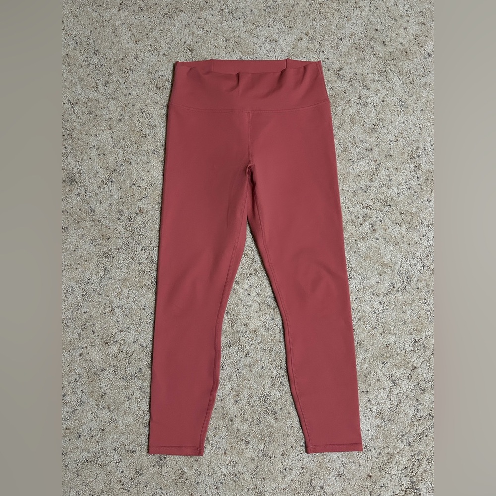 Fabletics Boost PowerHold High-Waist 7/8 Legging - M Dusty Cedar/Blossom/Pearl P
